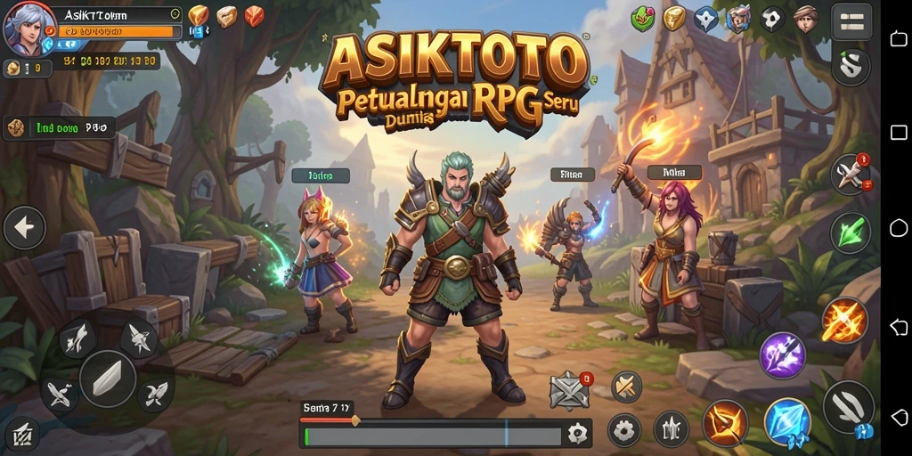 Screenshot gameplay ASIKTOTO menampilkan aksi RPG yang seru.
