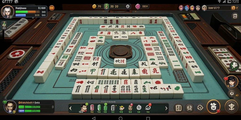 Tampilan menarik dari gameplay Mahjong di GT777.
