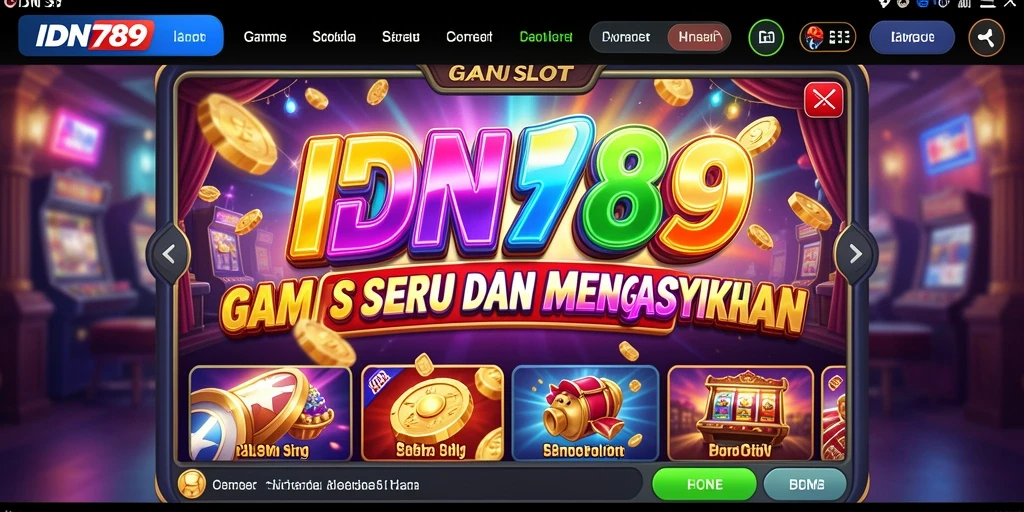Gameplay Slot yang mengasyikkan dalam IDN789.