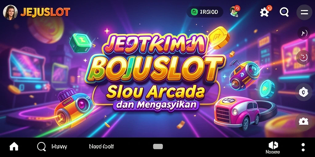 Screenshot gameplay JEJUSLOT menampilkan keseruan permainan slot Arcade.