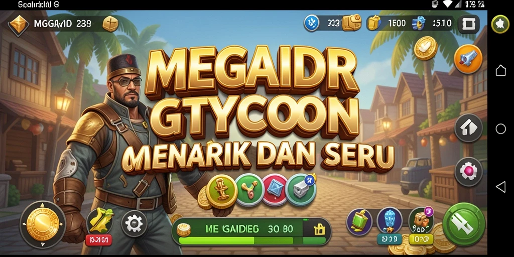 Tampilan menarik dari gameplay MEGAIDR yang seru dan menantang.