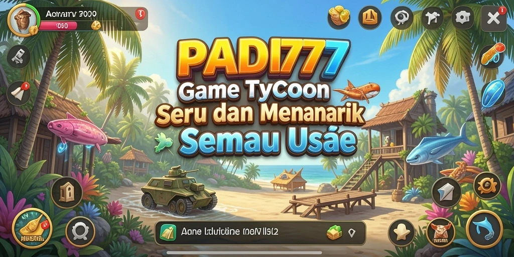 Screenshot PADI777 menampilkan gameplay Tycoon yang menarik dan interaktif.