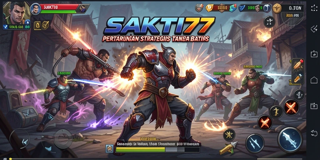 Screenshot SAKTI77 menunjukkan aksi pertempuran strategi yang mendebarkan.