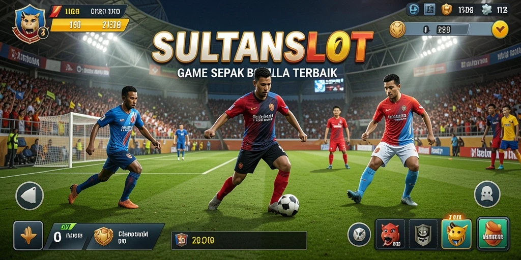 Tampilan menarik gameplay sepak bola di SULTANSLOT.