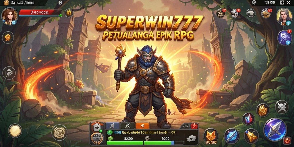 Tampilan gameplay SUPERWIN777 yang memikat di dunia RPG.