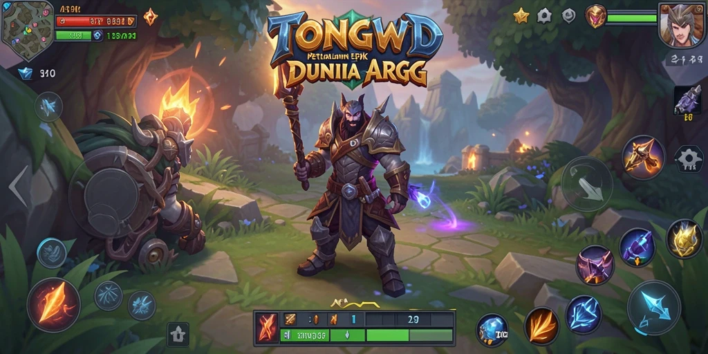 Tampilan menarik dari gameplay seru di TONGWD.