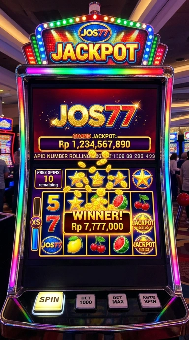 Screenshot antarmuka aplikasi jos77 yang memudahkan navigasi.